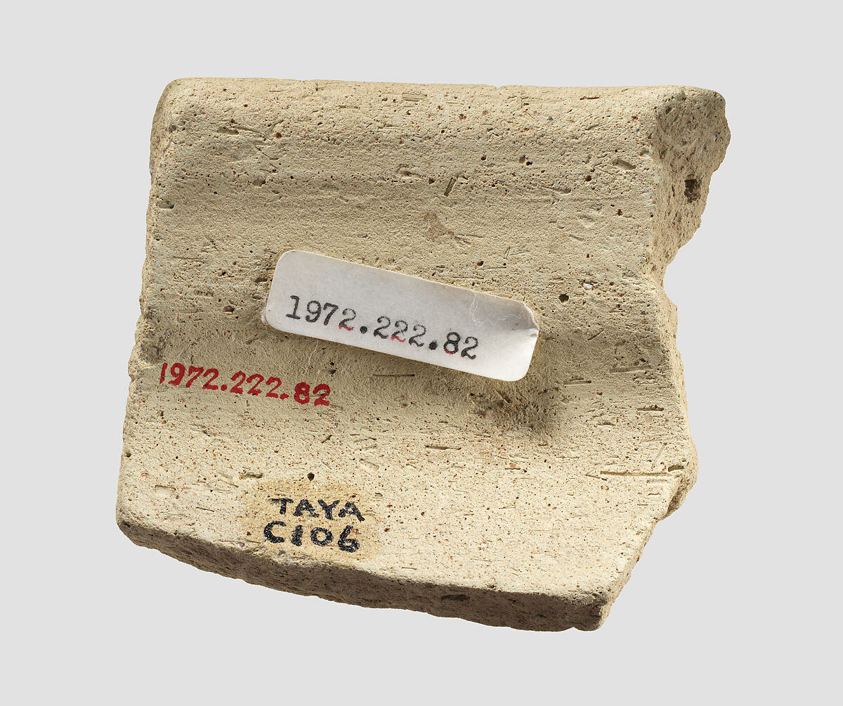 Rim sherd, Ceramic
