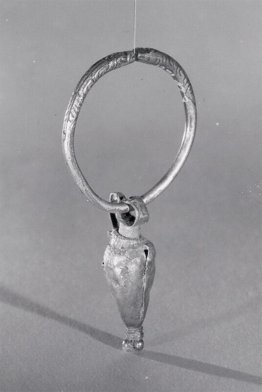 Earring, Silver, gold, Parthian 