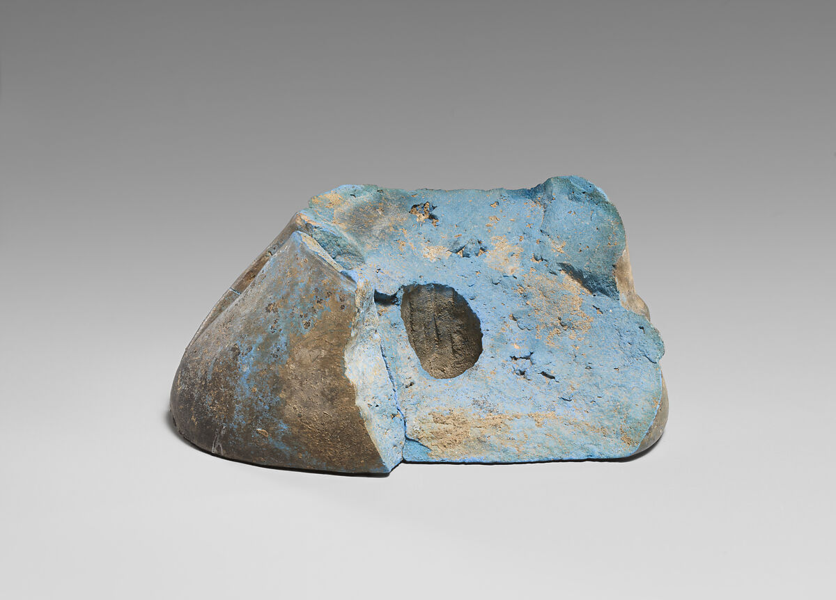 Furniture element, Glass, Egyptian Blue, Iran