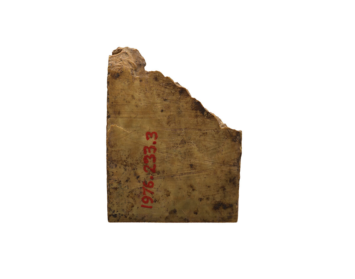 Pyxis fragment, Ivory, Iran