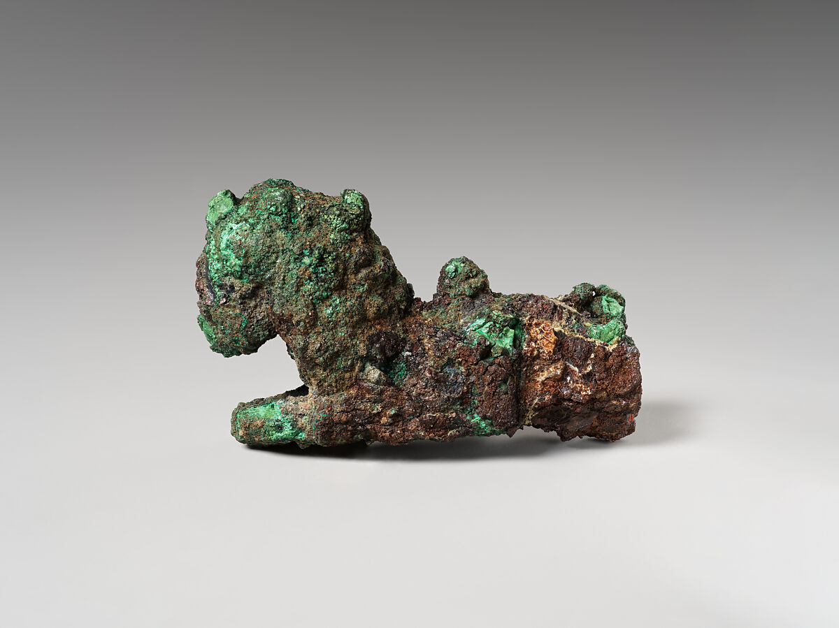 Lion pin, Bronze, iron, Iran