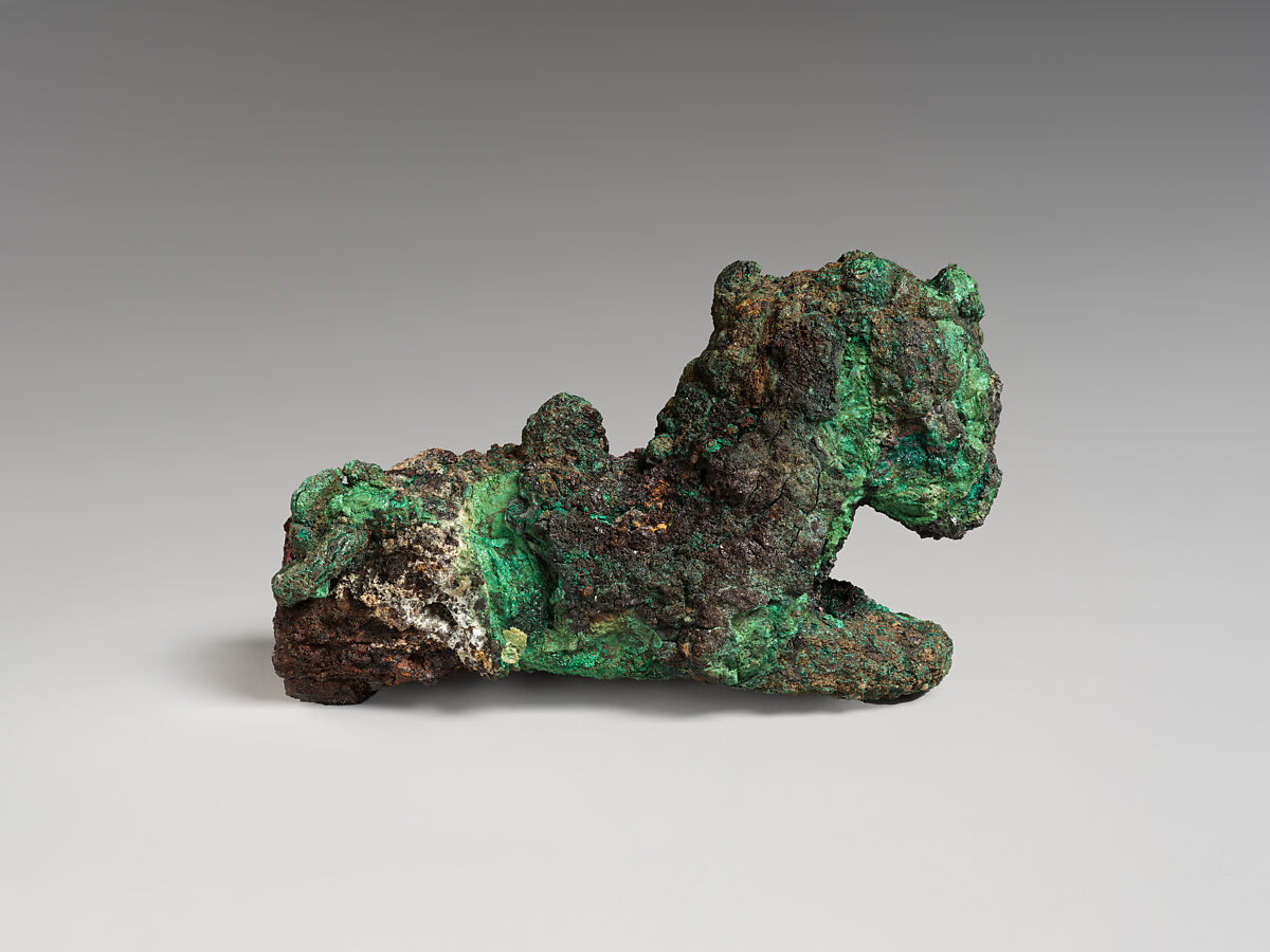 Lion pin, Bronze, iron, Iran