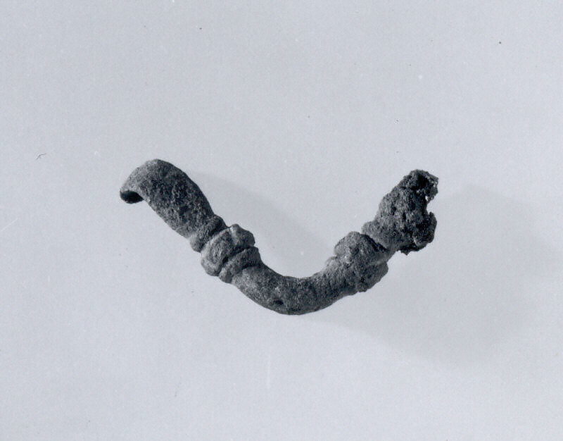 Fibula fragment, Bronze, Edomite 