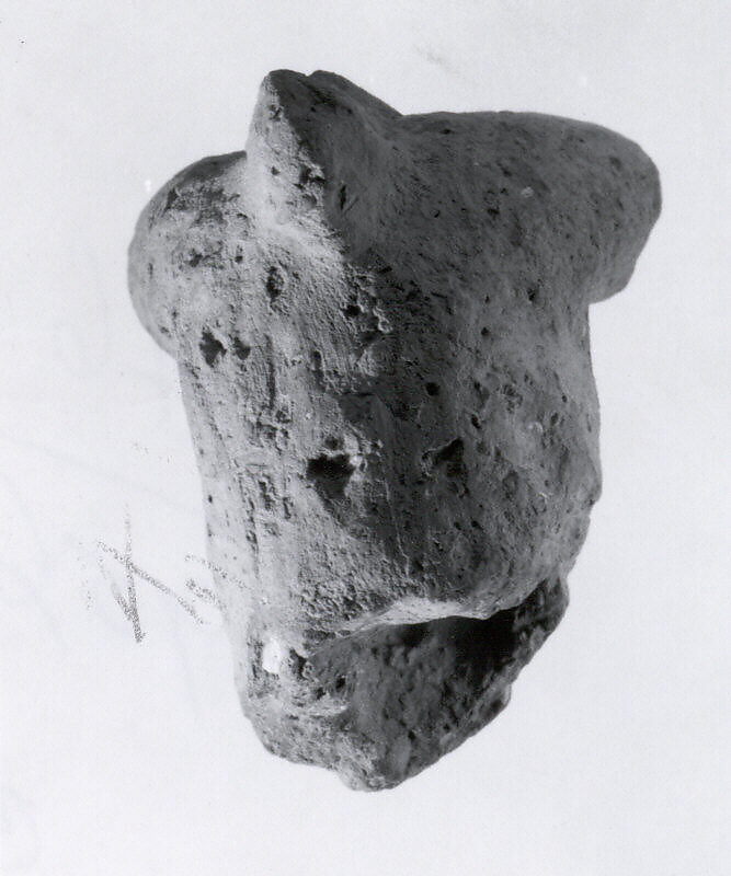 Fragment of animal figurine, Ceramic, Edomite 