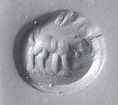 Stamp seal, Stone, Sasanian 