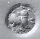 Stamp seal, Stone, Sasanian 