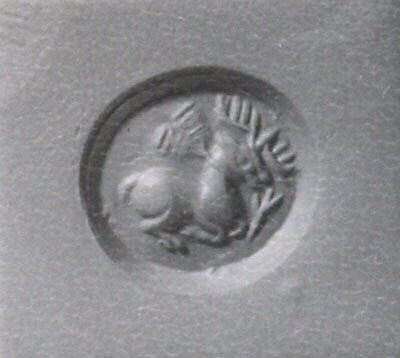 Stamp seal, Stone, Sasanian 