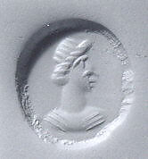 Stamp seal, Stone, Sasanian 