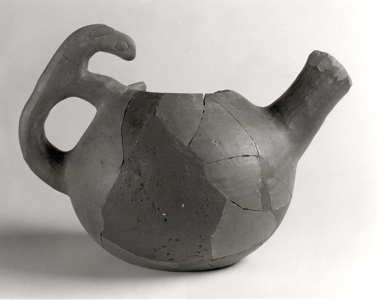 Hole-mouthed jar, Ceramic, Parthian 