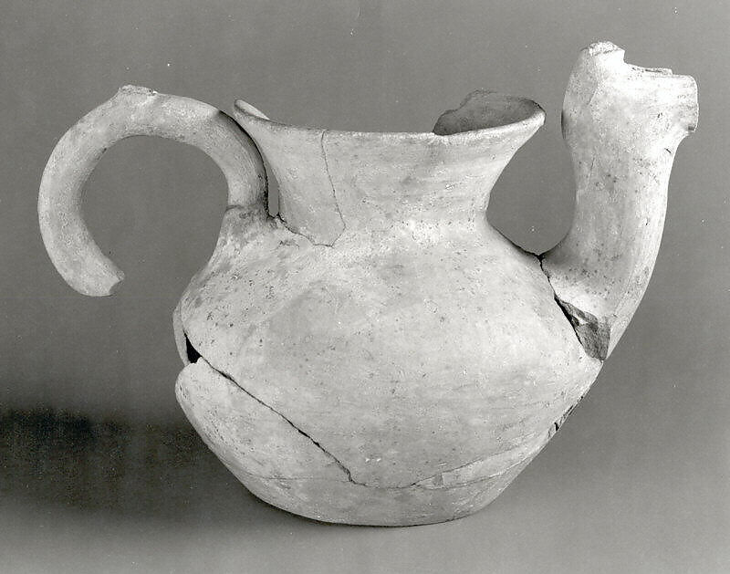 Beak-spouted jug, Ceramic, Parthian 