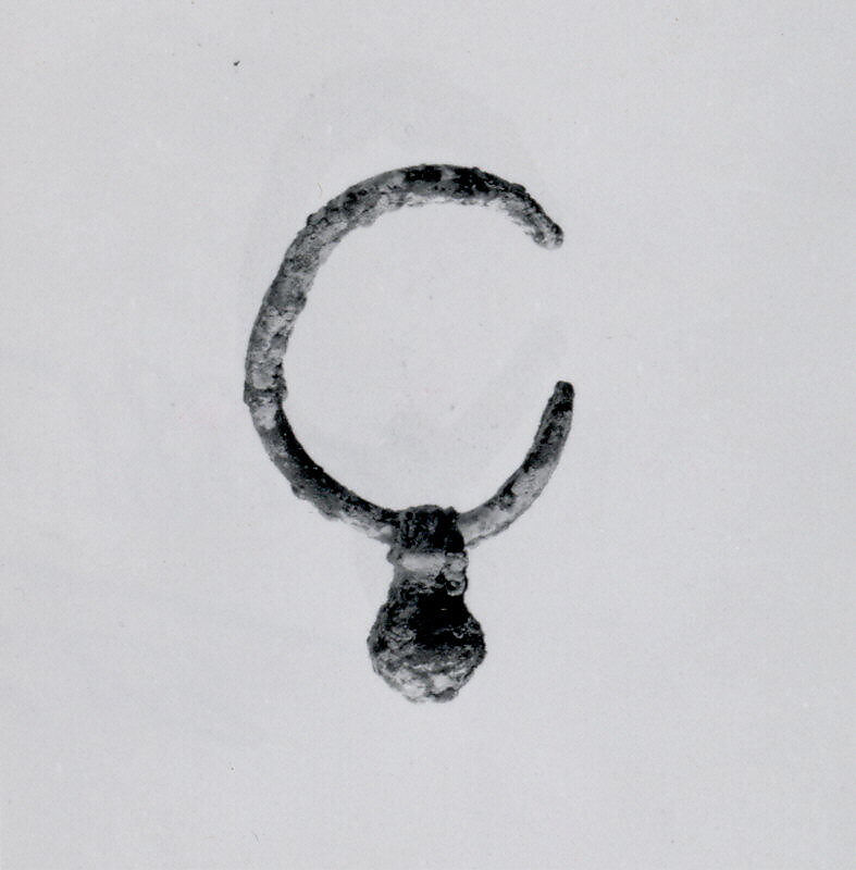 Earring, Bronze, Parthian 
