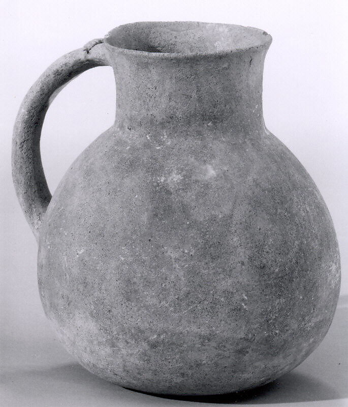 Jar with loop handle, Ceramic 