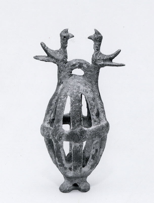 Openwork rattle bell, Bronze, Iran 