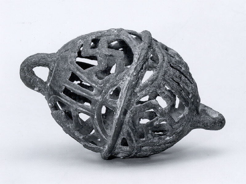 Openwork rattle bell, Bronze, Iran 