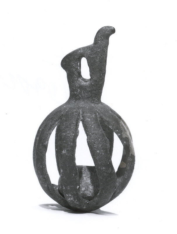 Openwork rattle bell, Bronze, Iran 