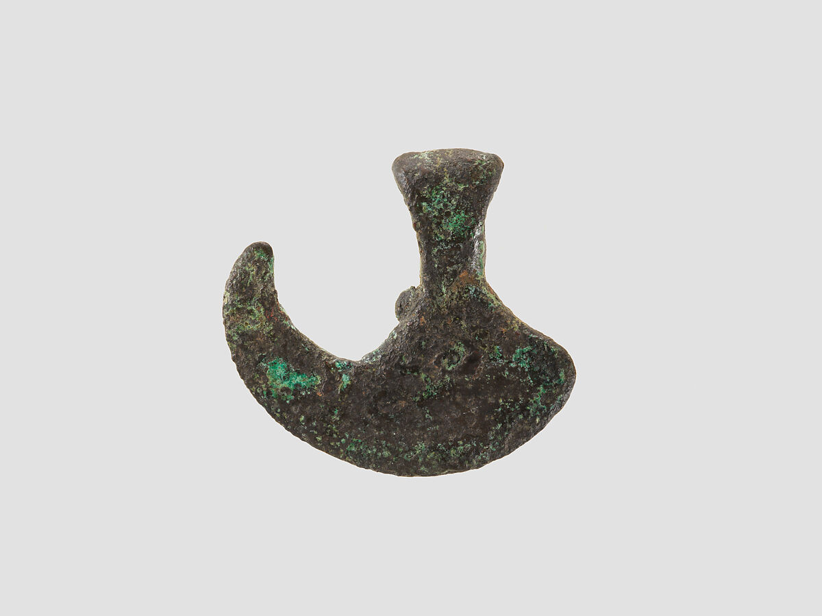 Pendant in the form of an axe, Bronze 
