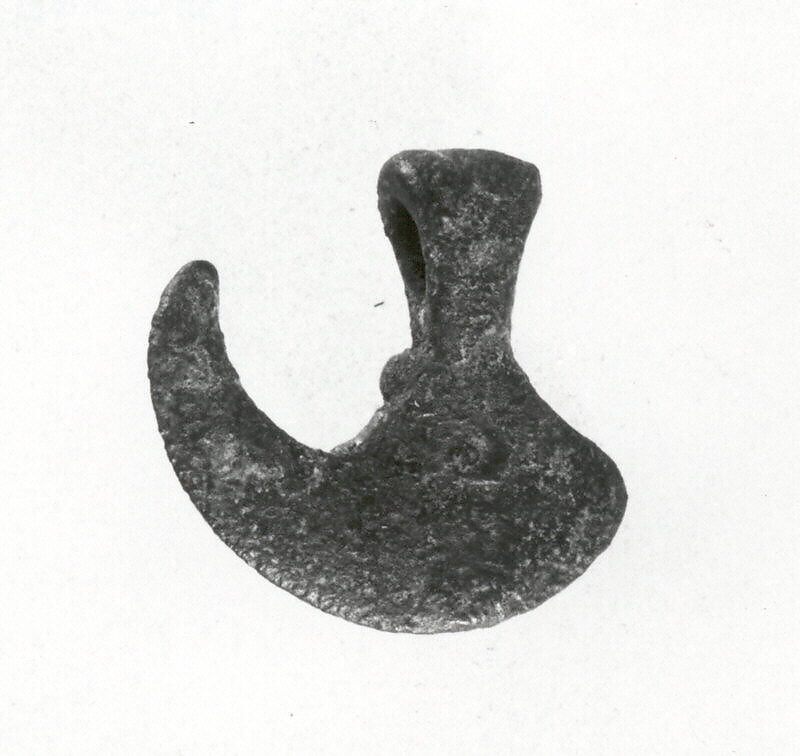 Pendant in the form of an axe, Bronze 