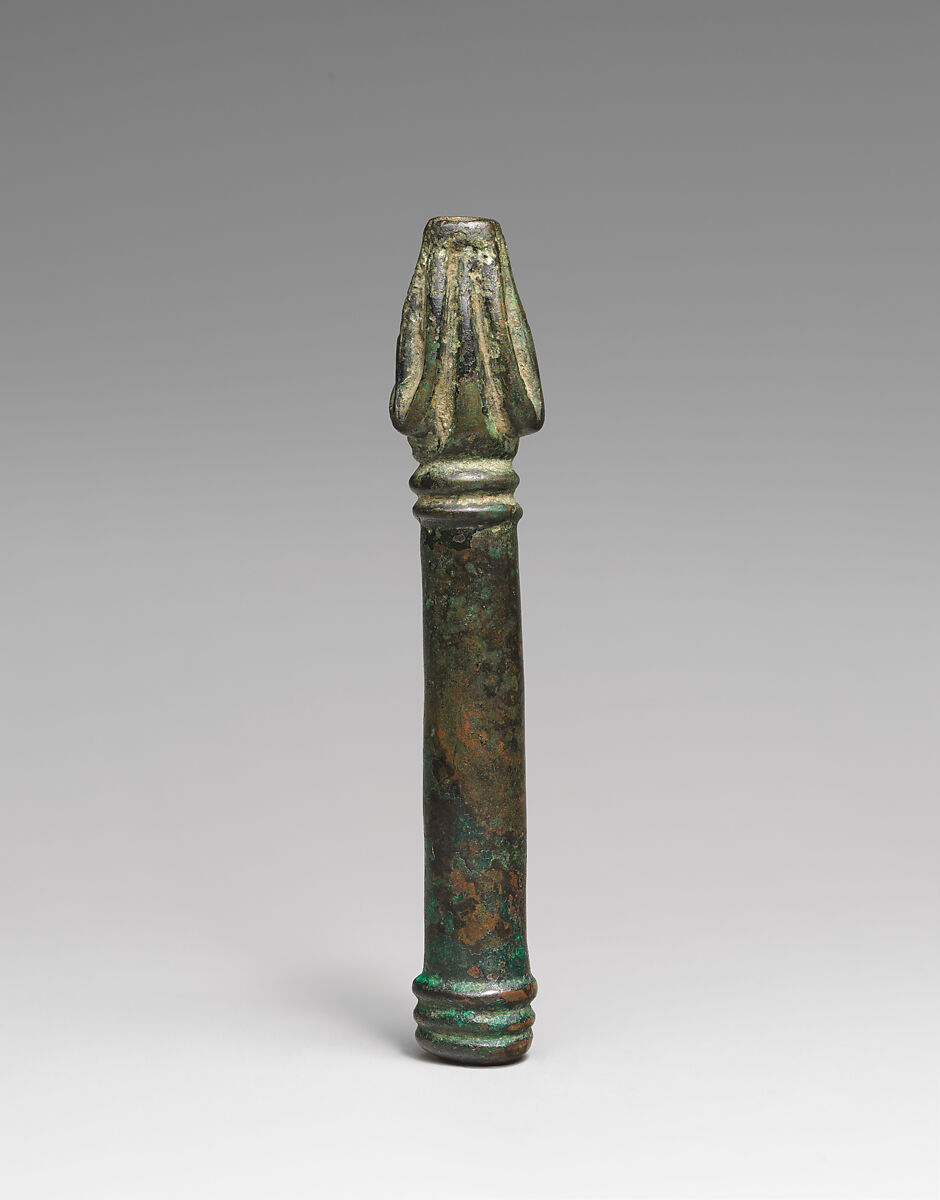 Zoomorphic tube, Bronze, Iran
