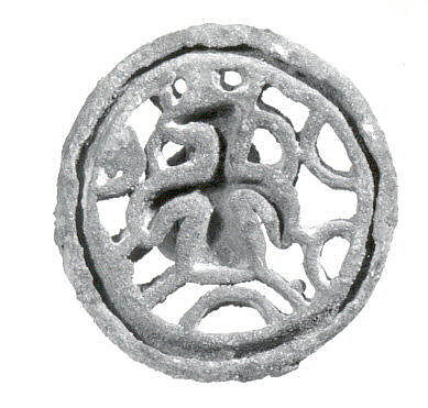 Compartmented stamp seal, Copper alloy, Bactria-Margiana Archaeological Complex 