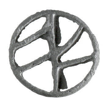 Compartmented stamp seal, Copper alloy, Bactria-Margiana Archaeological Complex 