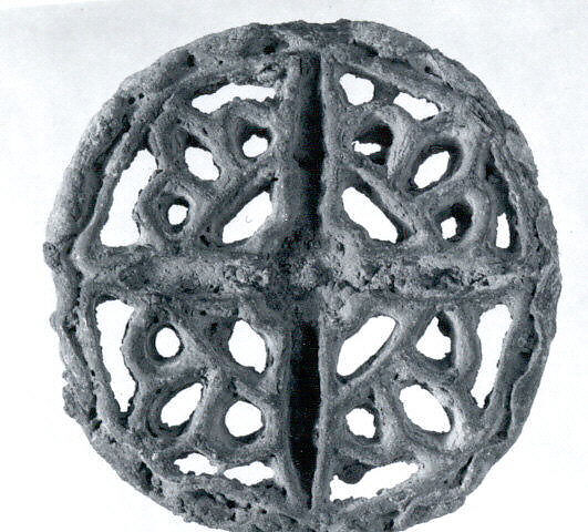 Compartmented stamp seal, Copper alloy, Bactria-Margiana Archaeological Complex 