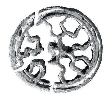 Compartmented stamp seal, Copper alloy, Bactria-Margiana Archaeological Complex 