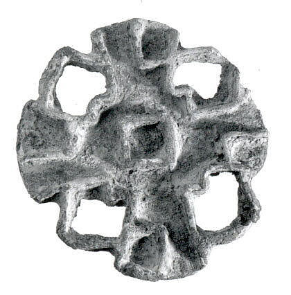 Compartmented stamp seal, Copper alloy, Bactria-Margiana Archaeological Complex 