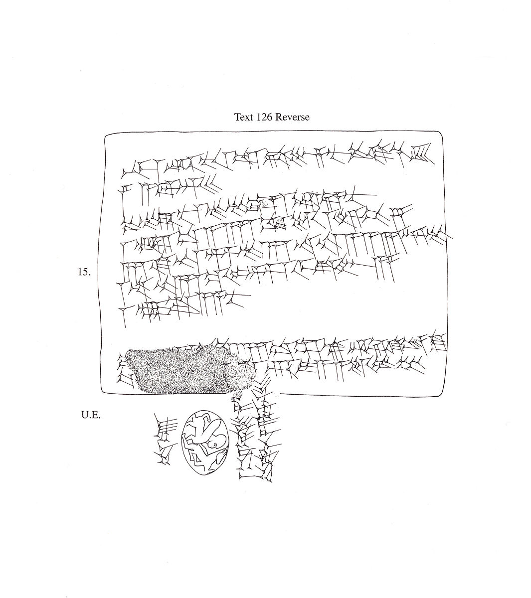 Cuneiform tablet impressed with two stamp seals: promissory note for dates, Clay, Achaemenid