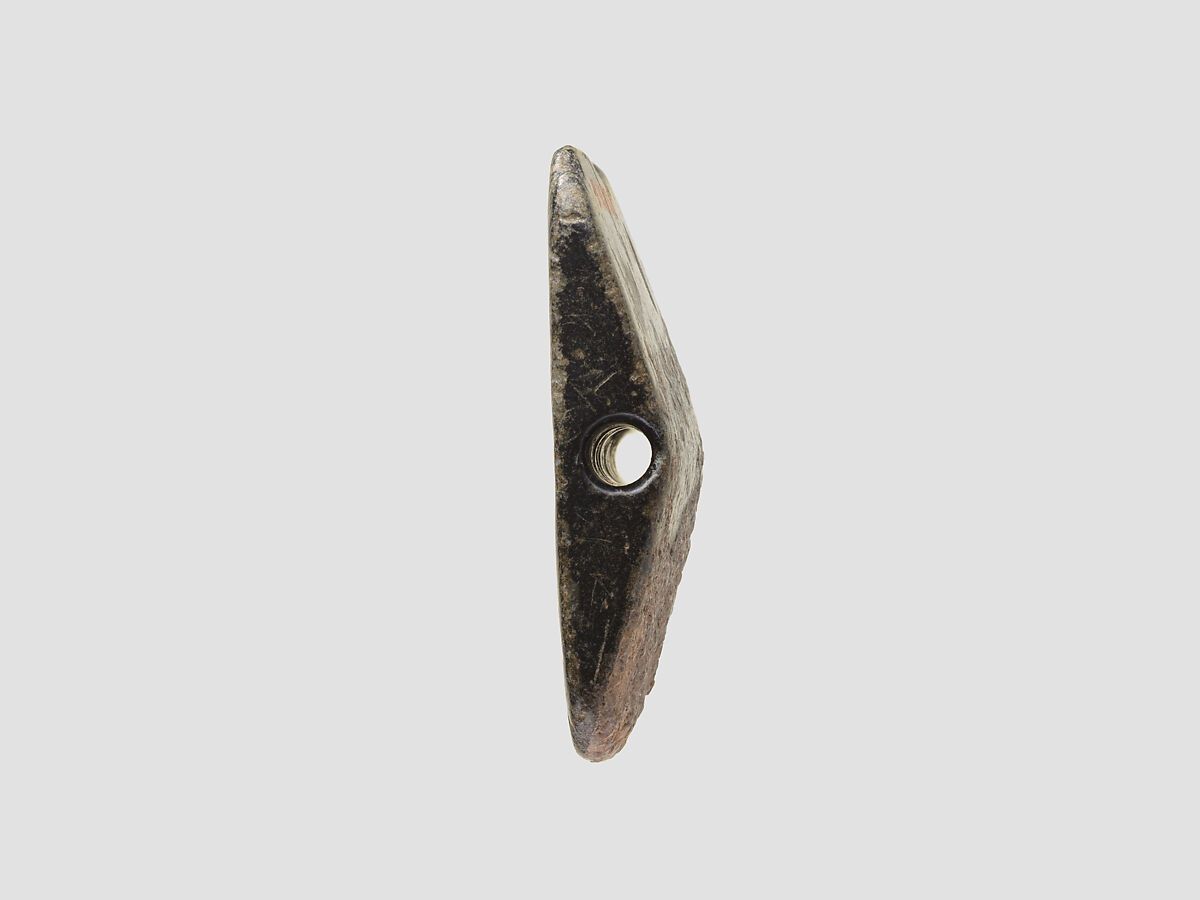Gable seal, Chlorite or steatite, black