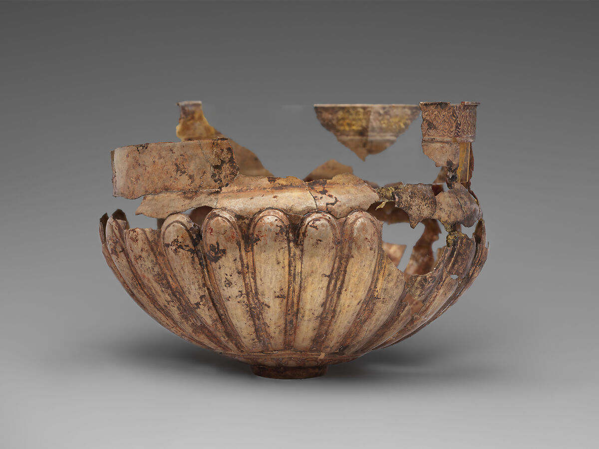 Fragmentary bowl, Gold, Iran