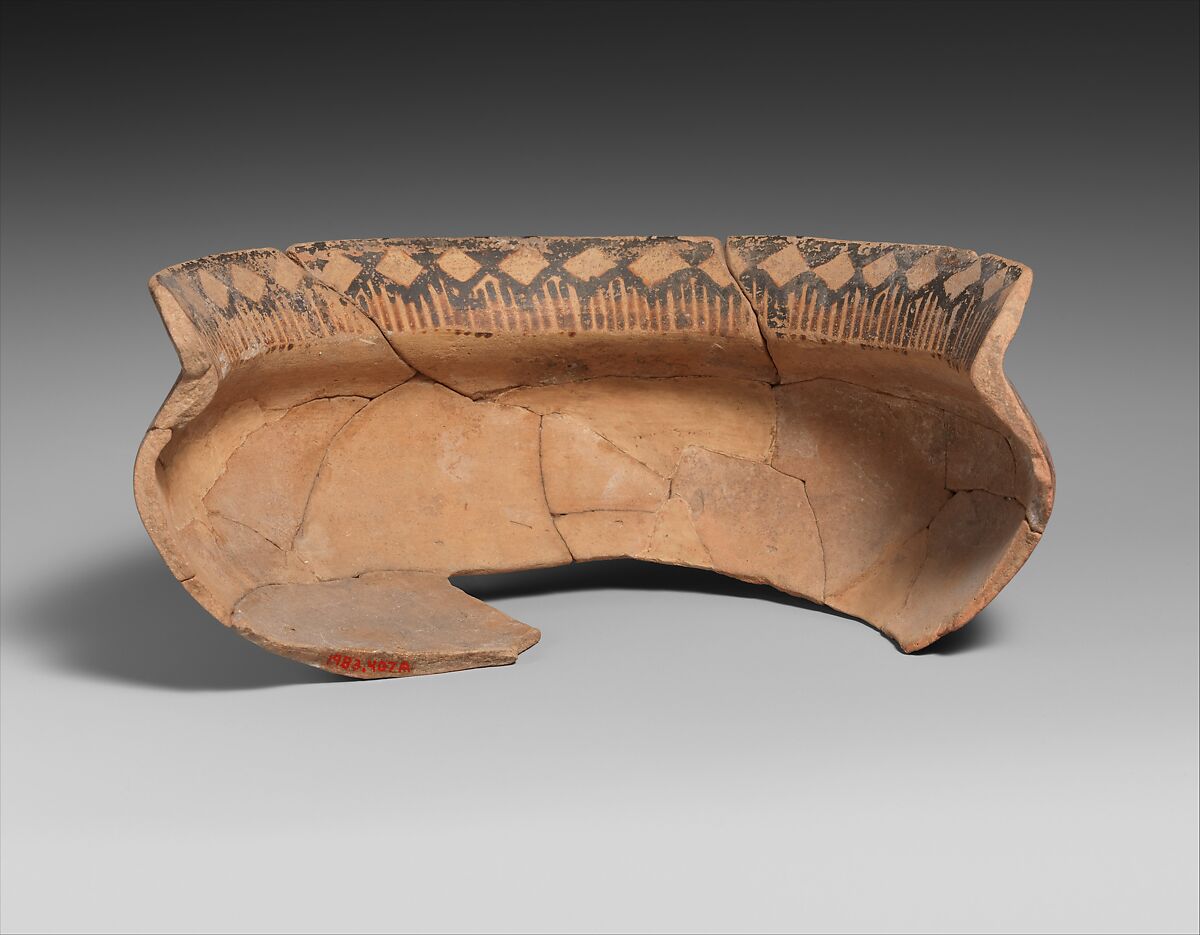 Bowl fragment, Ceramic, Halaf