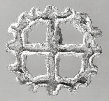 Compartmented stamp seal, Copper alloy, Bactria-Margiana Archaeological Complex 