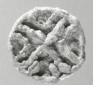 Stamp seal, Copper alloy, Bactria-Margiana Archaeological Complex 