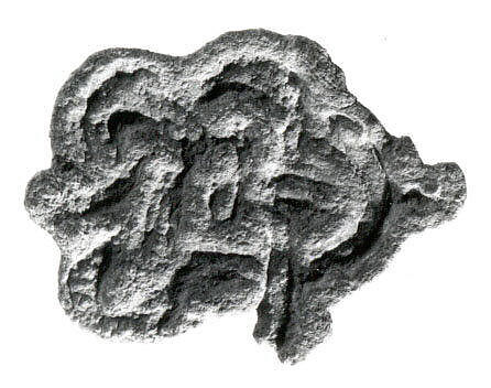 Stamp seal with snake, Copper alloy, Bactria-Margiana Archaeological Complex 