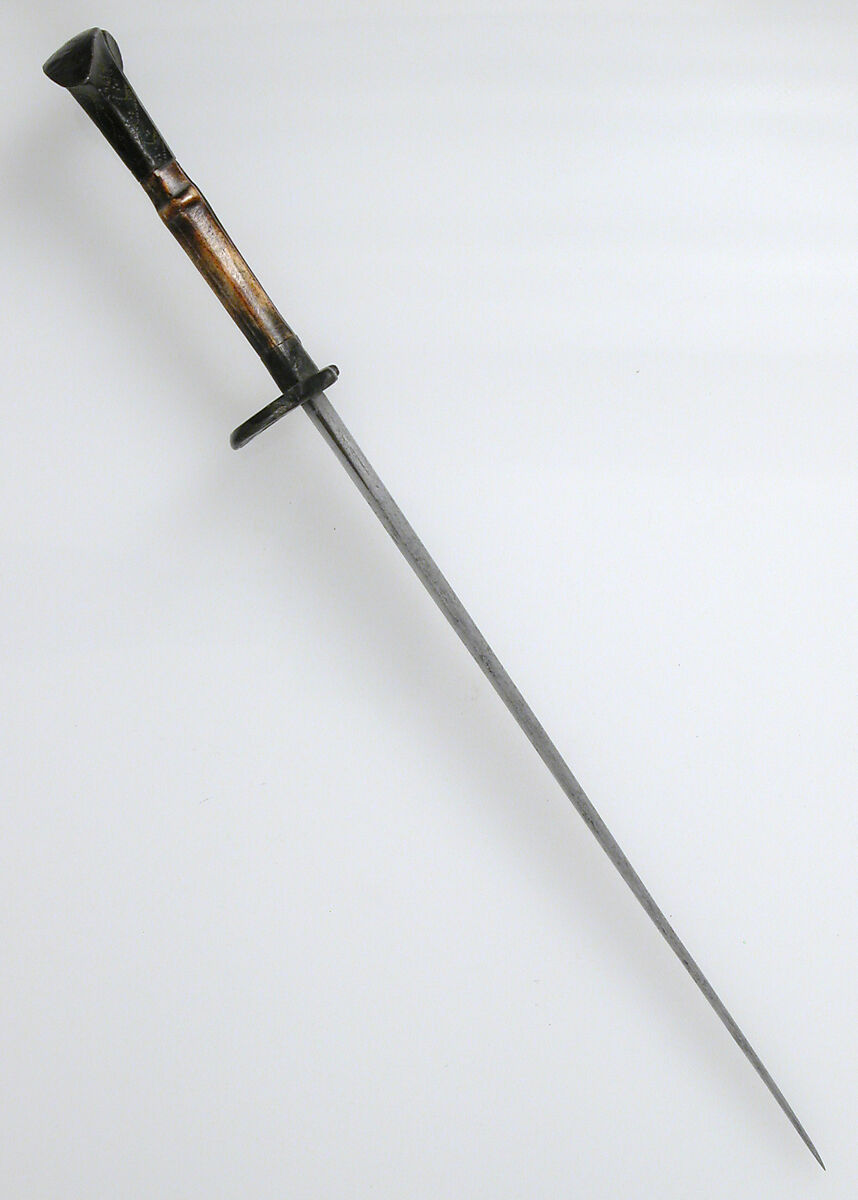 Dagger, Steel, bronze, bone, French