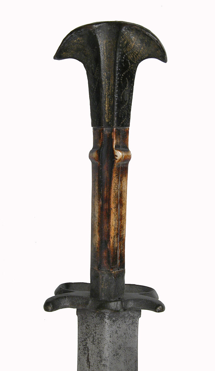 Dagger, Steel, bronze, bone, French