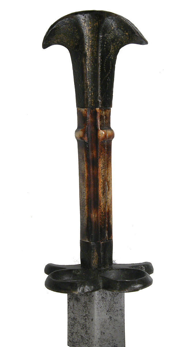 Dagger, Steel, bronze, bone, French