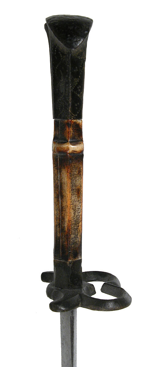 Dagger, Steel, bronze, bone, French