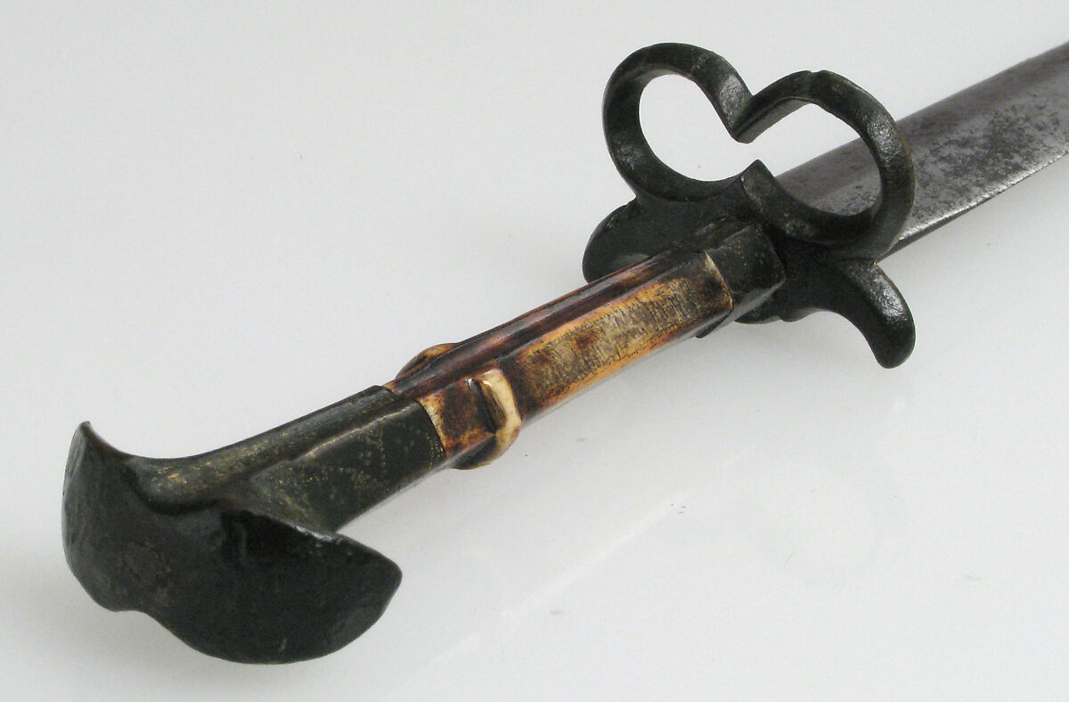 Dagger, Steel, bronze, bone, French