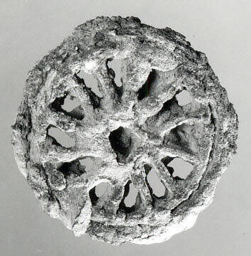 Compartmented stamp seal, Copper alloy, Bactria-Margiana Archaeological Complex 