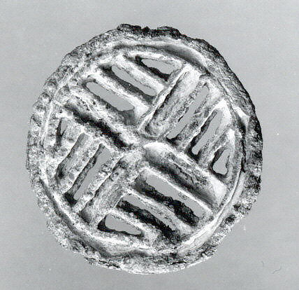Compartmented stamp seal, Copper alloy, Bactria-Margiana Archaeological Complex 