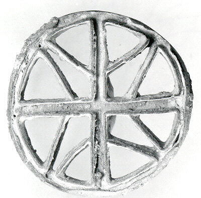 Compartmented stamp seal, Copper alloy, Bactria-Margiana Archaeological Complex 