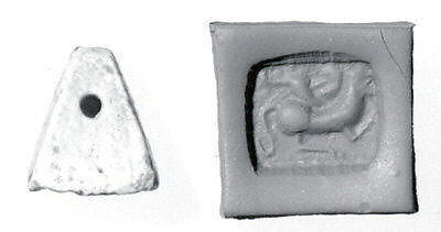 Stamp seal, Dolomitic limestone 