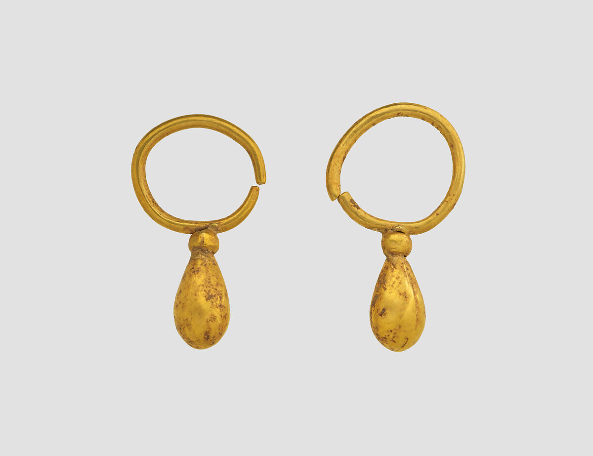 Earrings, Gold, Iran 