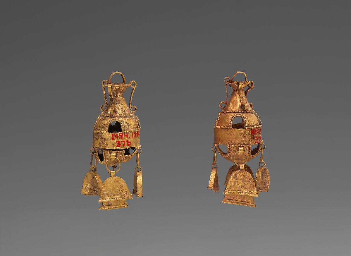 Earrings, Gold, Parthian