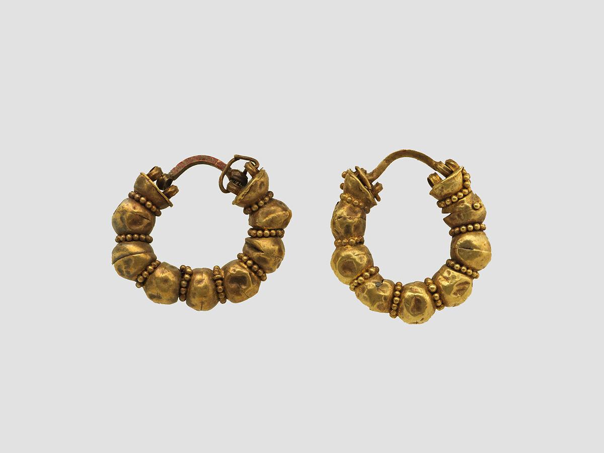 Earrings, Gold, Iran 