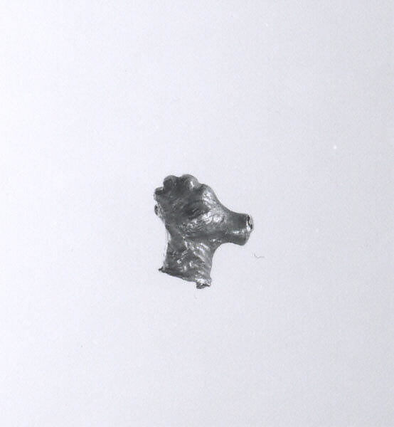 Terminal or bead, Gold foil, core, Iran