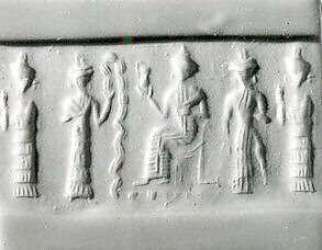 Cylinder seal, Hematite 