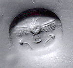 Stamp seal (scaraboid) with divine symbol
