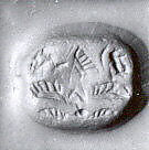 Stamp seal (scarab) with divine being | Phoenician | Iron Age II | The ...